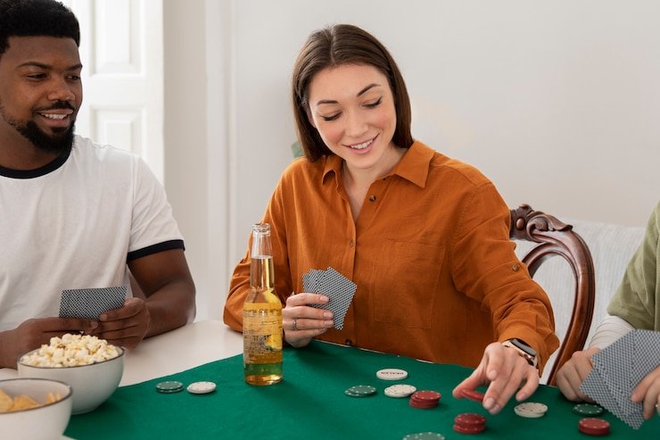 Caribbean Stud poker gameplay
